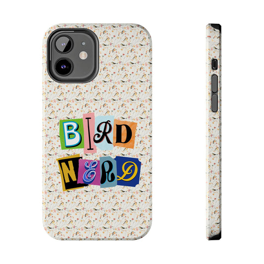 Bird Nerd Tough Phone Case - Fun & Colorful Design for Bird Lovers