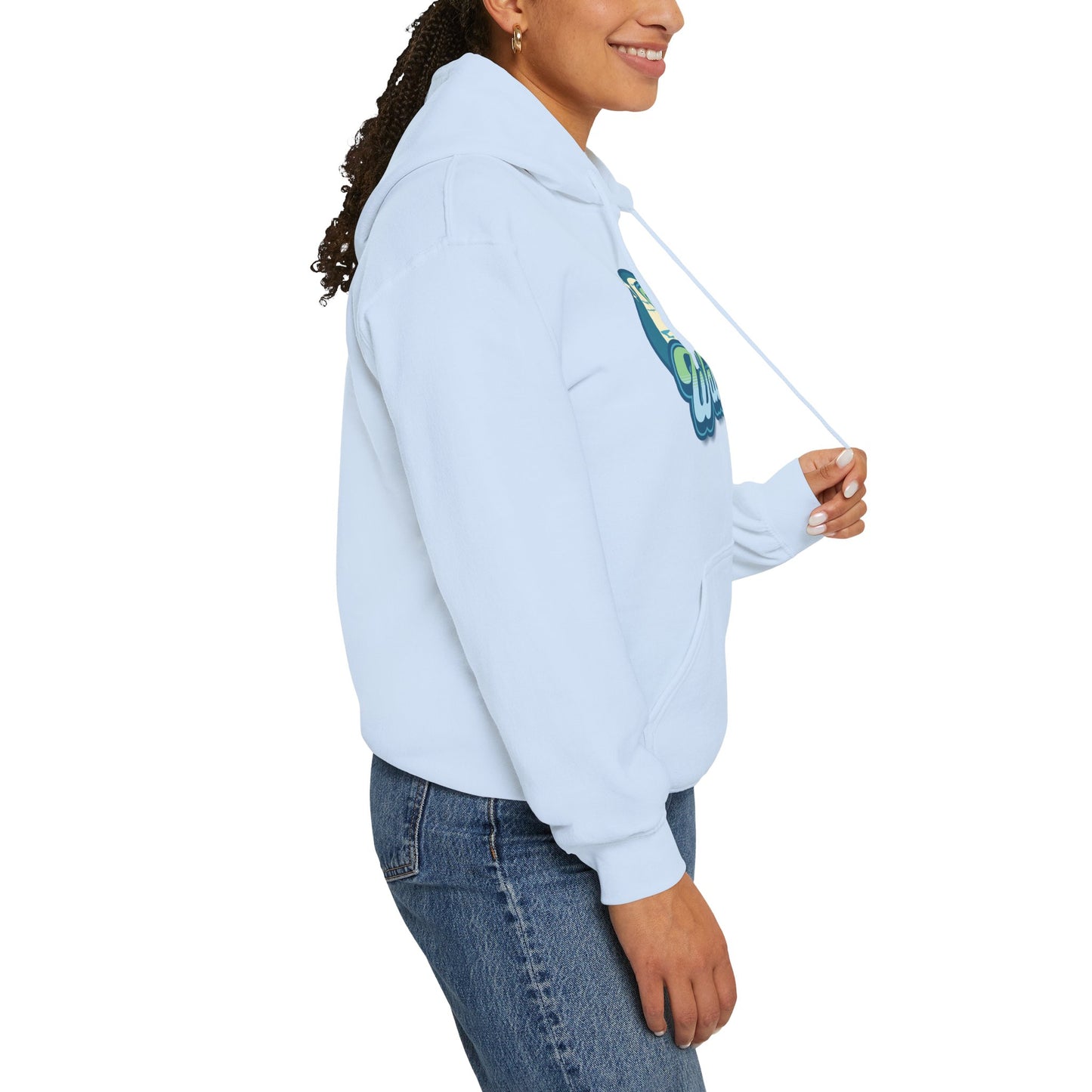 The Nerdy Birder Bird Watcher Teal Unisex Hoodie - Cozy Sweatshirt for Nature Lovers