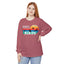 Easily Distracted by Birds Retro Sunset Long Sleeve Tee