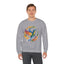 Hummingbird Rainbow Graphic Unisex Crewneck Sweatshirt