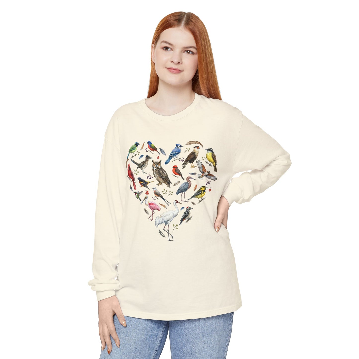 Heart of Texas Birds Long Sleeve Tee