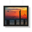 Serene Sunset Framed Horizontal Poster - Coastal Decor for Beach Lovers