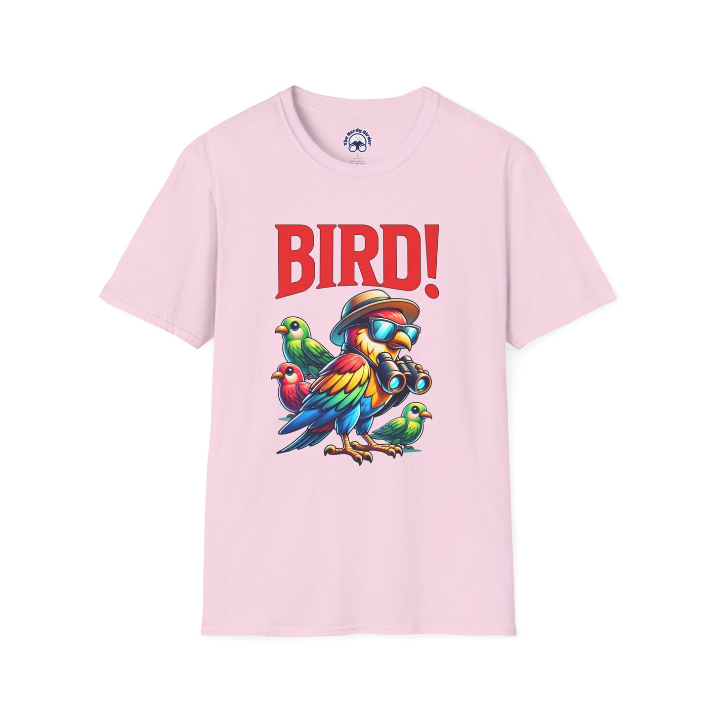 Colorful BIRD! Unisex Softstyle T-Shirt