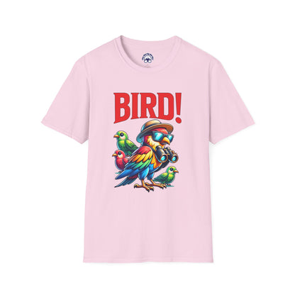 Colorful BIRD! Unisex Softstyle T-Shirt