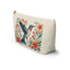 Hummingbird In Bloom Accessory Pouch Natural