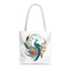 Vibrant Peacock Tote Bag – Artistic and Eco-Friendly Carryall for Everyday Use