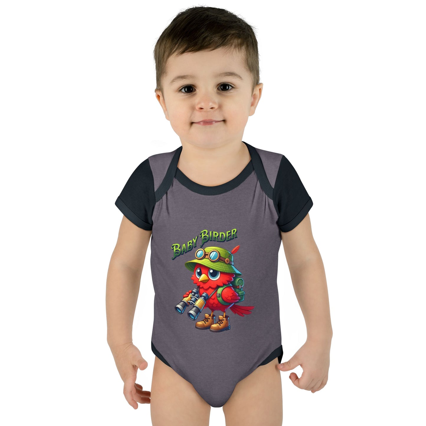 The Nerdy Birder - Baby Birder Infant Bodysuit, Cute Baby Clothes, Baby Shower Gift, Newborn Outfit, Baby Apparel, Gift for Bird Enthusiasts