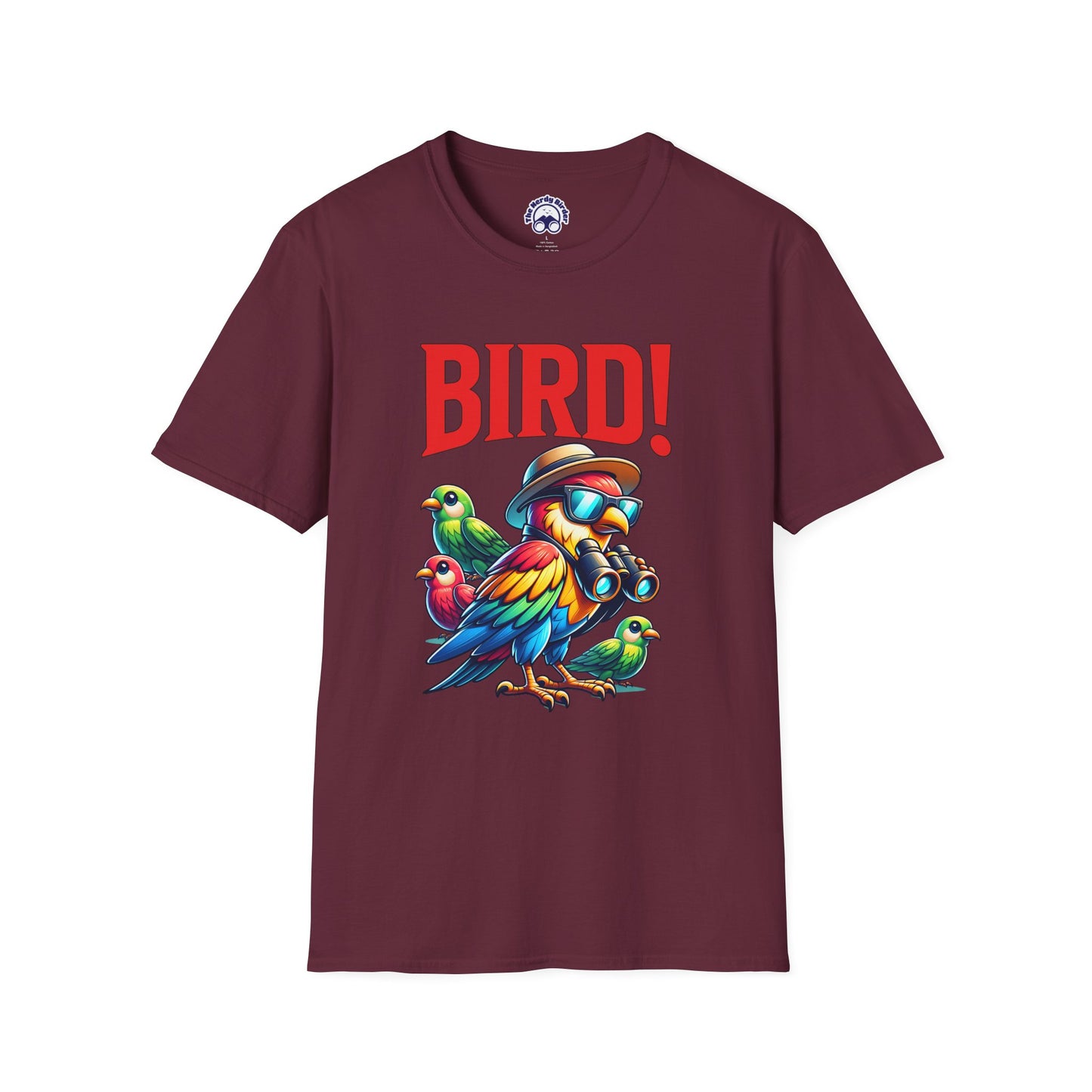 Colorful BIRD! Unisex Softstyle T-Shirt