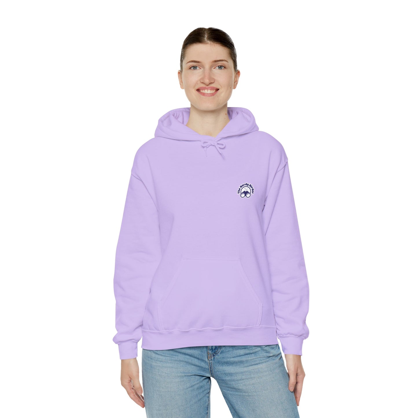 Hummingbird Rainbow Hoodie Back Design - Cozy Sweatshirt for Nature Lovers