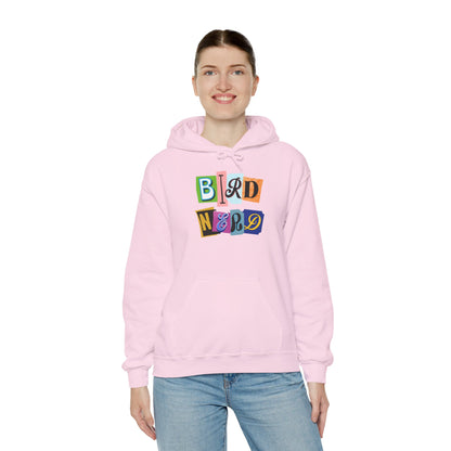 Bird Nerd Unisex Hooded Sweatshirt - Cozy Gift for Birdwatchers, Nature Lovers, Casual Style, Eco-Friendly, Every Day Wear