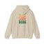Peace Love Birds Unisex Hoodie Back Design - Cozy Sweatshirt for Nature Lovers