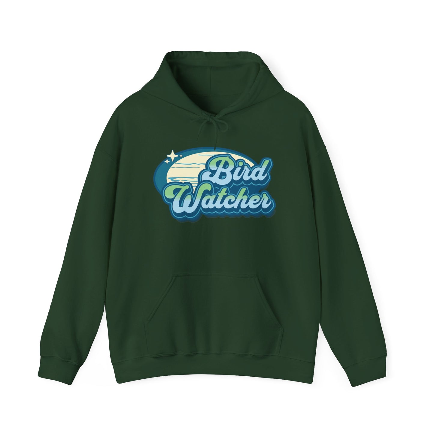 The Nerdy Birder Bird Watcher Teal Unisex Hoodie - Cozy Sweatshirt for Nature Lovers