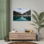 Scenic Mountain Reflection Rolled Poster | Tranquil Nature Wall Art