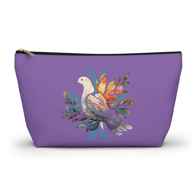 Peaceful Dove Accessory Pouch in Purple