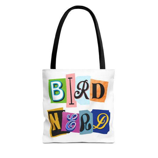Colorful "Bird Nerd" Tote Bag - Perfect for Nature Lovers & Birdwatchers
