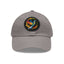 The Nerdy Birder - Modern Rainbow Hummingbird Dad Hat, Leather Patch Cap, Perfect Gift for Dads, Nature Lovers, Casual Style Cap, Summer Accessories