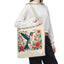 Hummingbird In Bloom Tote Bag - Natural color