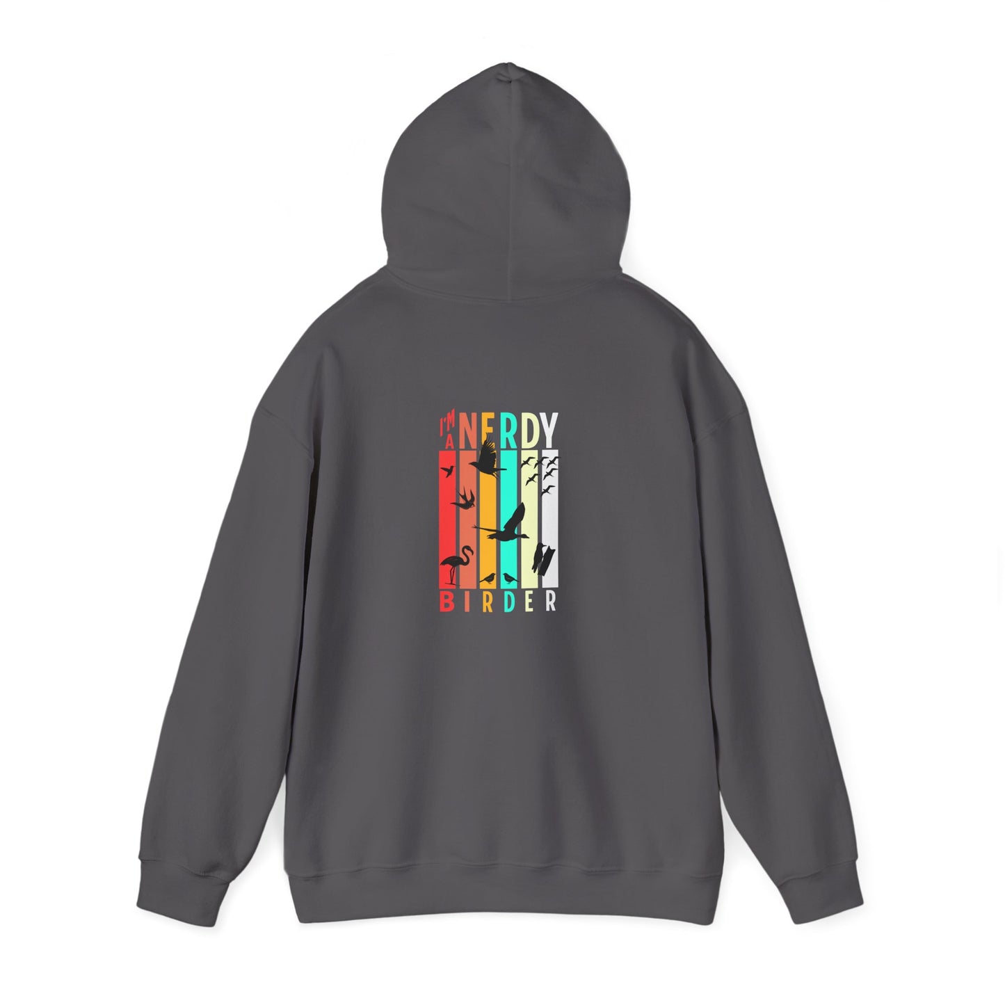 The Nerdy Birder - "I'm A Nerdy Birder" Back Design Unisex Hoodie - Cozy Sweatshirt for Nature Lovers
