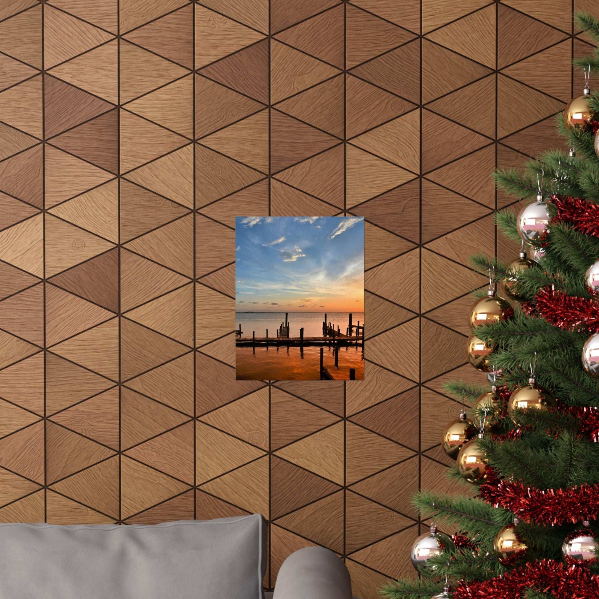 Serene Sunset Matte Vertical Poster - Perfect Wall Art for Home Decor