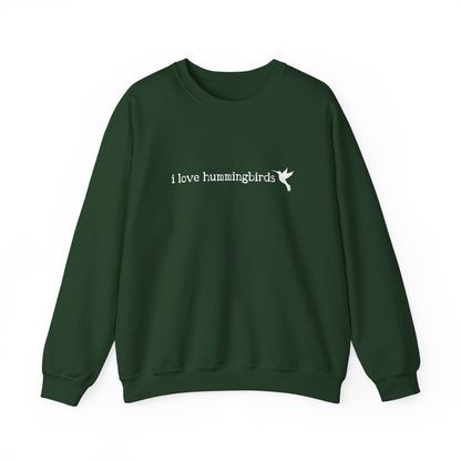 I Love Hummingbirds - Unisex Heavy Blend™ Crewneck Sweatshirt