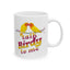 Talk Birdy To Me Bright and Cheerful Glossy Ceramic Mug