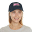 Pink Birder Hat with Leather Patch