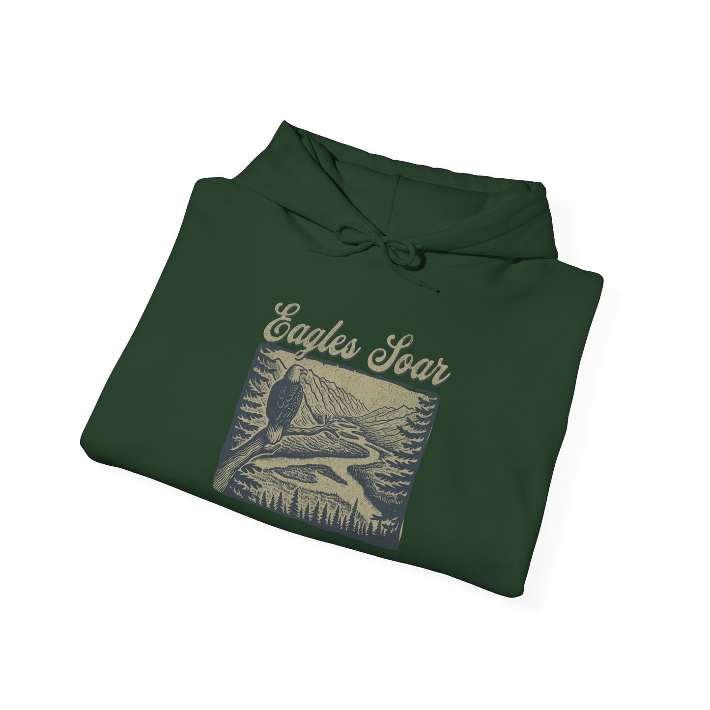 Eagle Soars Unisex Hoodie - Cozy Sweatshirt for Nature Lovers