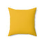 Elegant Peacock Design Square Pillow | Decorative Home Accent