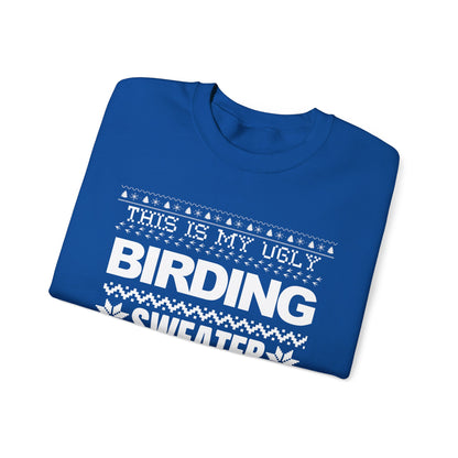 Ugly Birding Sweater - Unisex Heavy Blend Crewneck for Bird Lovers