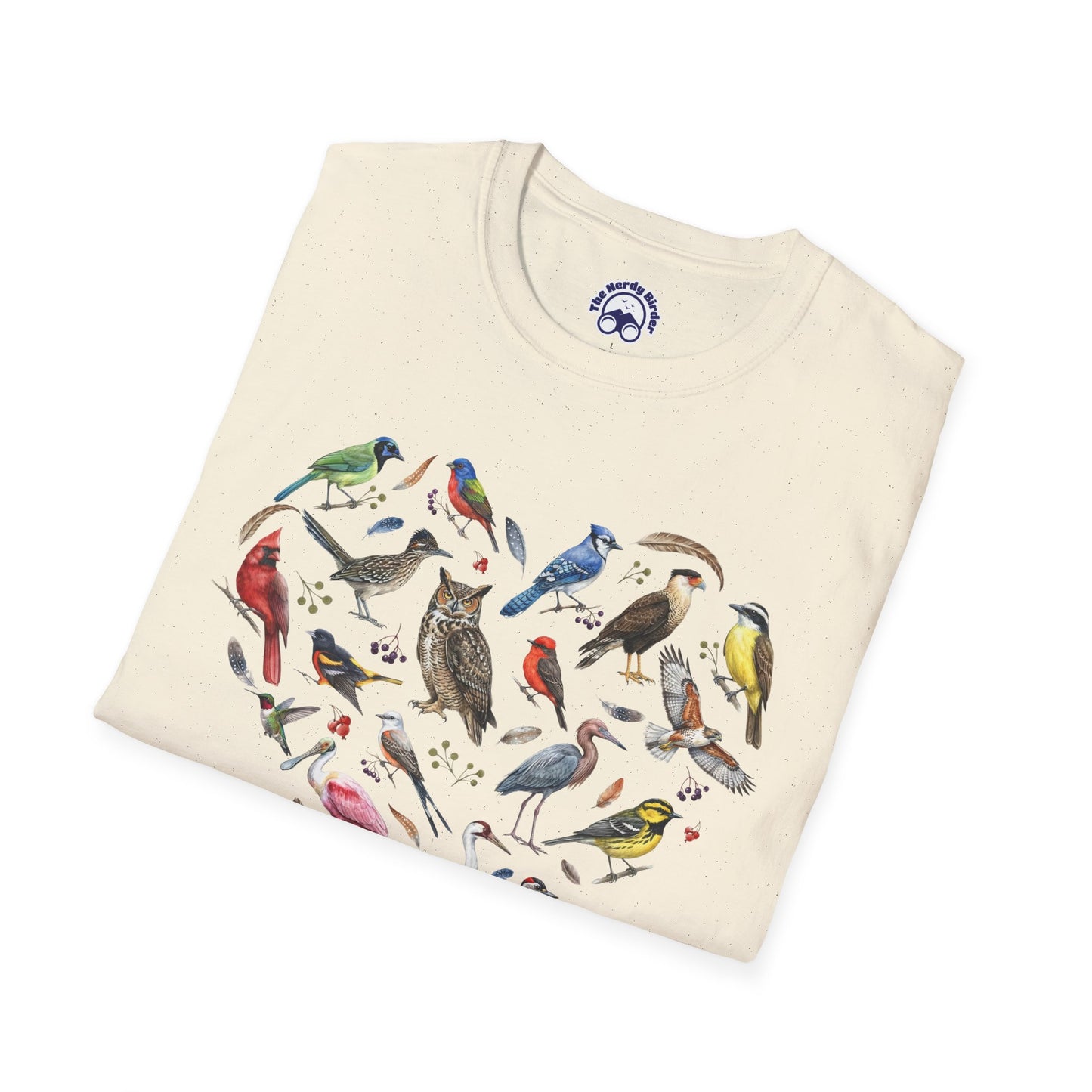 Heart of Texas Birds T-Shirt for Bird Lovers & Birdwatchers