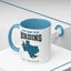 I Just Want to Go Birding in Texas Vibrant Accent Coffee Mug