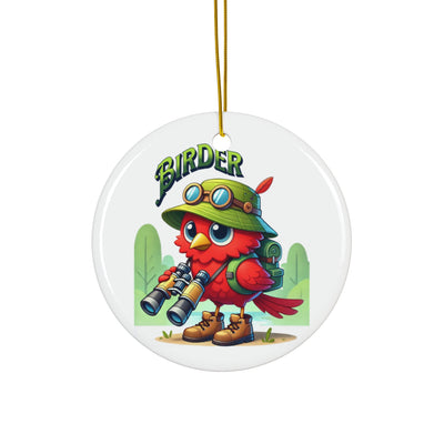 Trevor The Nerdy Birder Ornament — 4 Shape Options