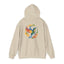 Hummingbird Rainbow Hoodie Back Design - Cozy Sweatshirt for Nature Lovers