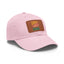 Peace Love Birds  Hat with Leather Patch, Casual Cap for Bird Lovers