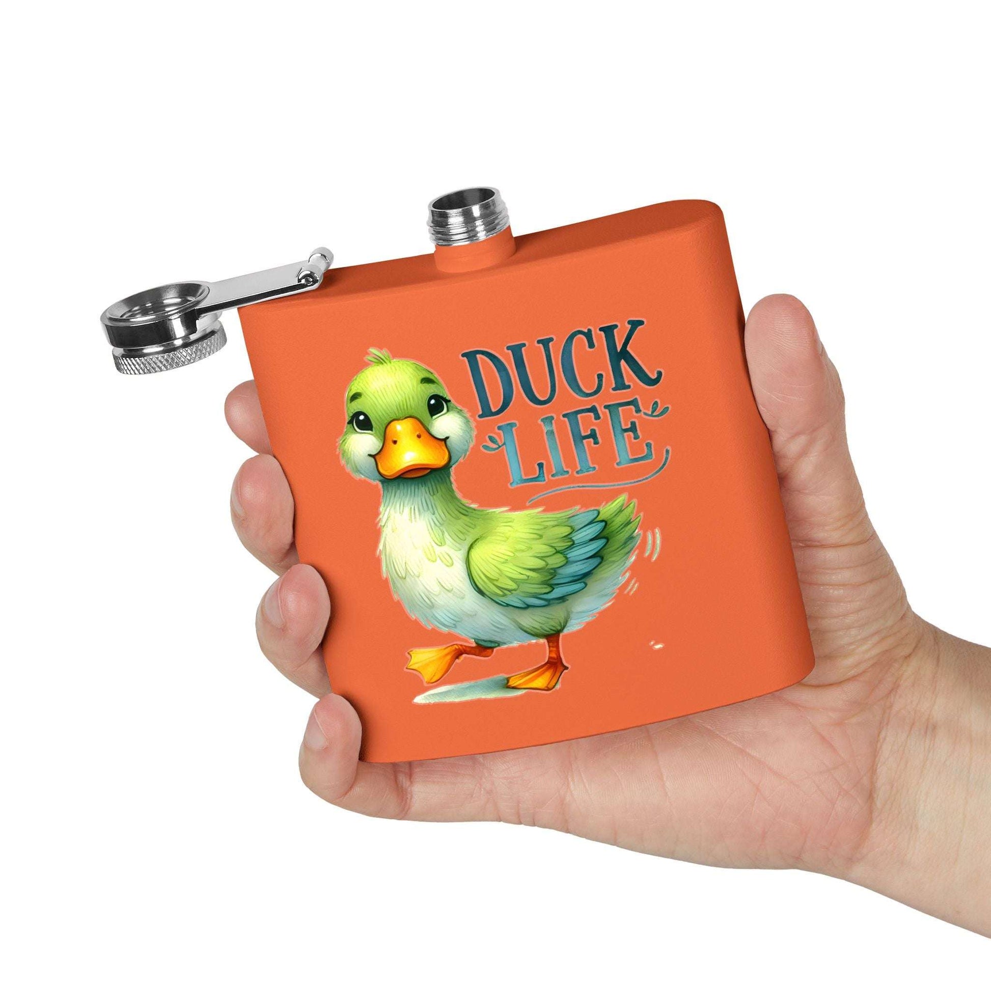 Duck Life Rising Stainless Steel Flask - 6oz