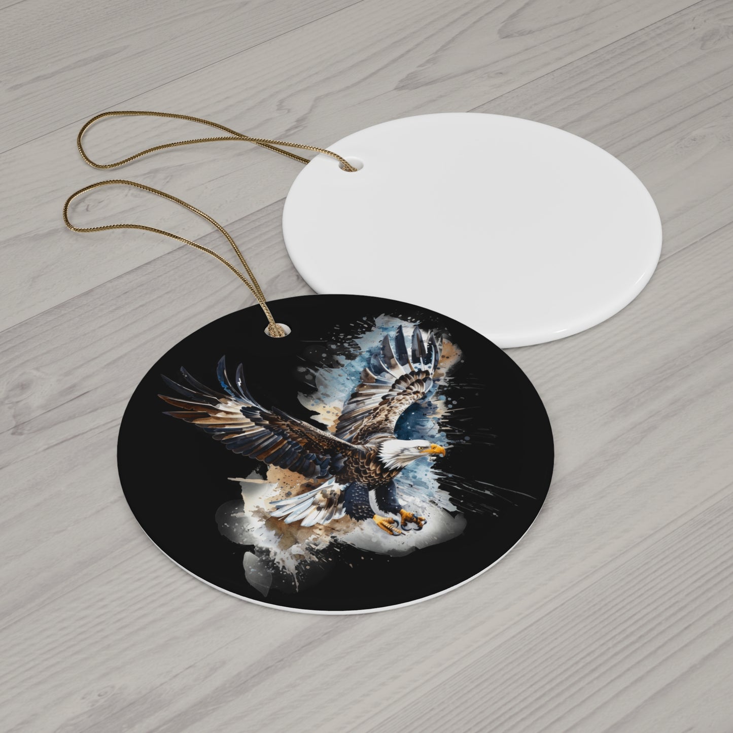 Flying Eagle Ornament — 4 Shape Options