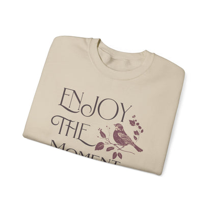 Enjoy The Moment Unisex Heavy Blend™ Crewneck Sweatshirt - Cozy Relaxation Wear