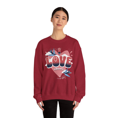 I Love Bird Watching Unisex Heavy Blend™ Crewneck Sweatshirt