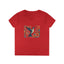 Hummingbird Blooms Ladies' V-Neck T-Shirt