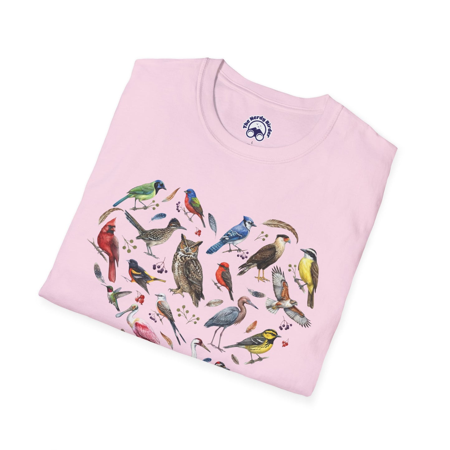 Heart of Texas Birds T-Shirt for Bird Lovers & Birdwatchers