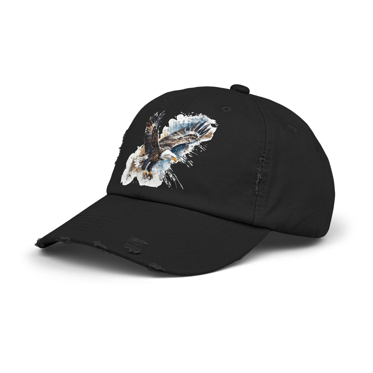 The Nerdy Birder Eagle Vintage Style Hat - Unisex Distressed Cap