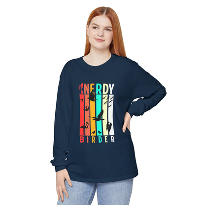 I'm a Nerdy Birder Long Sleeve T-Shirt - Unisex Birdwatching Apparel