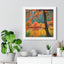 Autumn Serenity Framed Vertical Poster - Nature Wall Art for Home Decor