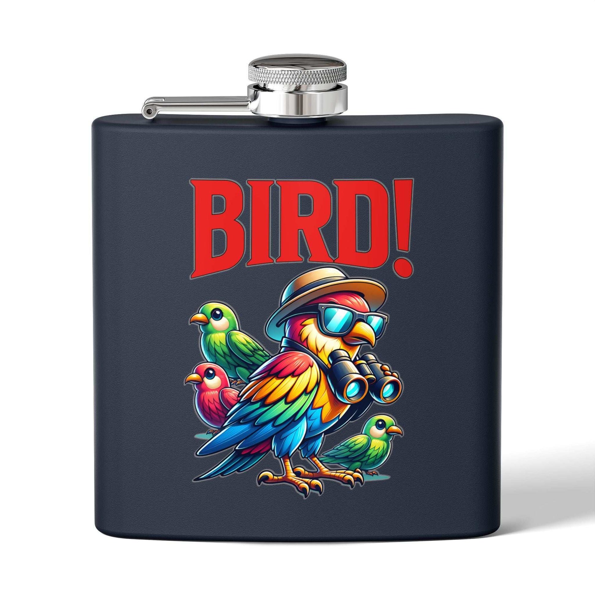 BIRD! Stainless Steel Flask - 6oz