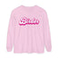 Pink Birder Unisex Garment-dyed Long Sleeve T-Shirt