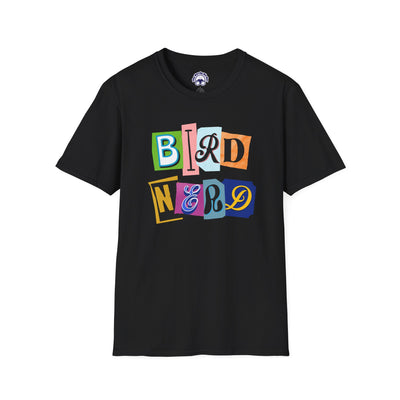 Bird Nerd Unisex Softstyle T-Shirt - Fun & Quirky Tee