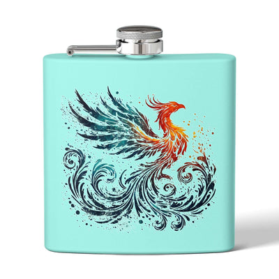 Phoenix Rising Stainless Steel Flask - 6oz