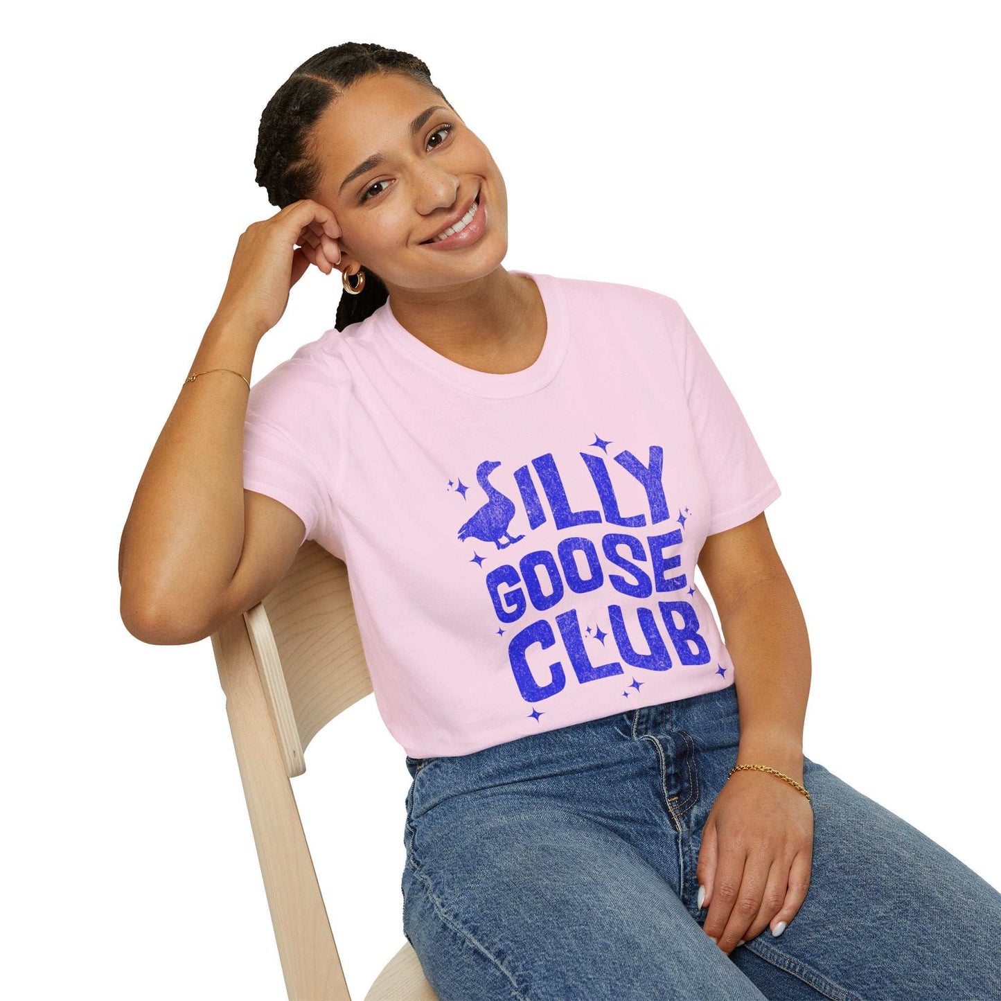 Silly Goose Club Unisex Softstyle T-Shirt - Retro Vibe Tee for Casual Wear