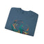 Elegant Peacock Design Unisex Crewneck Sweatshirt