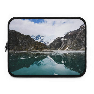 Scenic Laptop Sleeve - Mountain Reflection Design